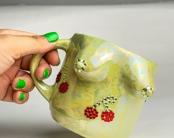 Handmade shine baby mug with luster (pre-order)