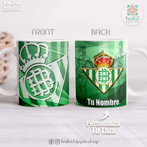 Taza Personalizada con Nombre / Regalo Futbol Liga Española / Real Madrid / Taza de café / Regalo para papá / Aficionados Futbol LL / Ivalú imagen 3