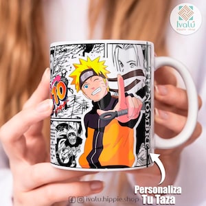 Taza personalizada con nombre, vaso de agua con dibujos animados