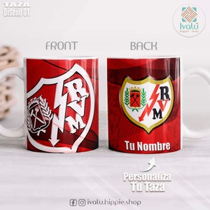 Taza Personalizada con Nombre / Regalo Futbol Liga Española / Real Madrid / Taza de café / Regalo para papá / Aficionados Futbol LL / Ivalú imagen 9