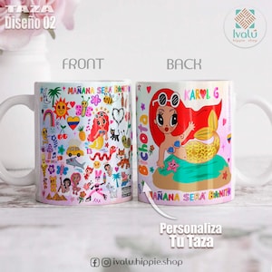 Taza Personalizada de Karol G con su albun Mañana sera bonito / La Colombiana más Bichota