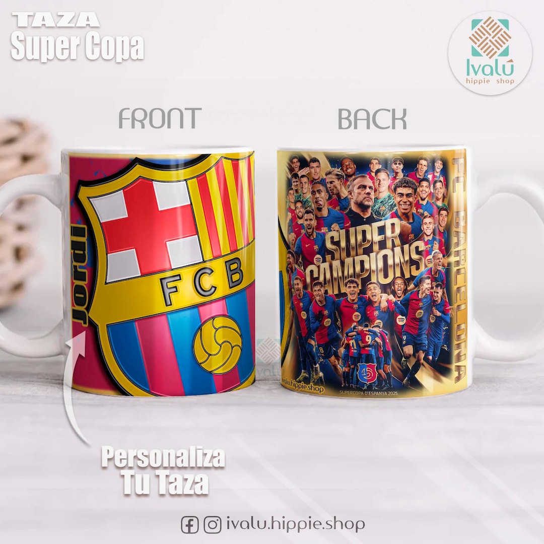 Tasse FC Barcelone – Verre Ou Coupe – Occasion