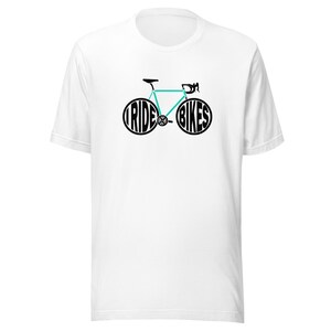 I Ride Bikes in Wheels, Bicycle Grand Tour Silhouette, Outdoor Activity Riding Retro Bicycle