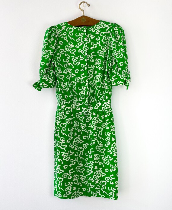 Vintage Silk Escada by Margaretha Ley dress, 1980… - image 5