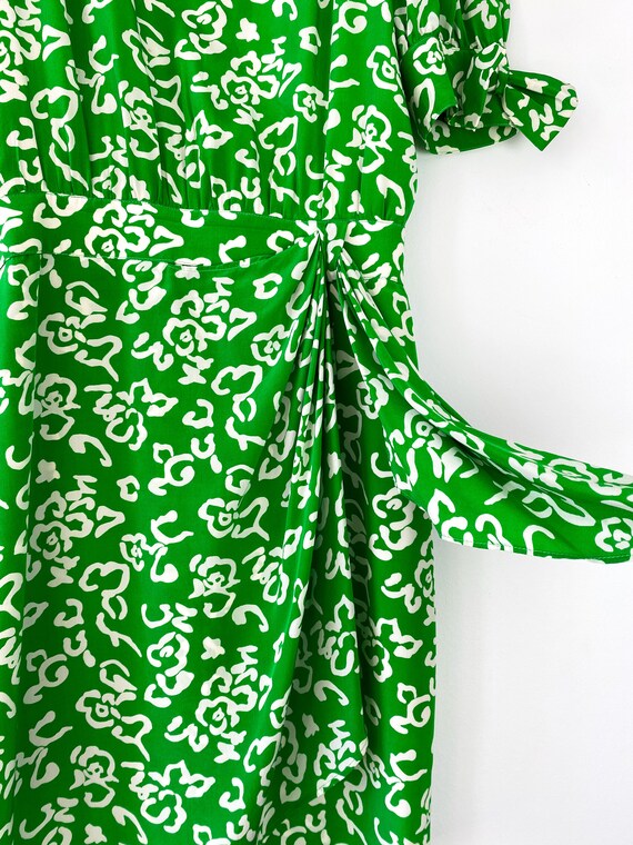 Vintage Silk Escada by Margaretha Ley dress, 1980… - image 4