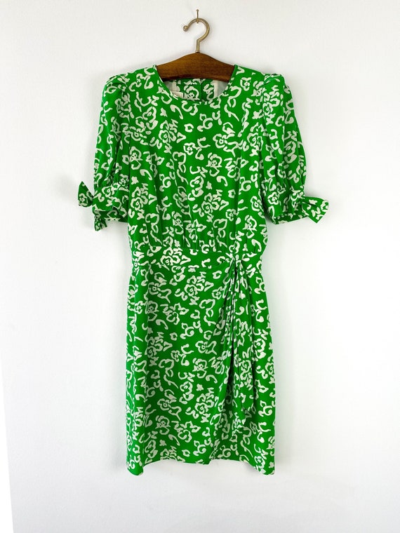 Vintage Silk Escada by Margaretha Ley dress, 1980… - image 1