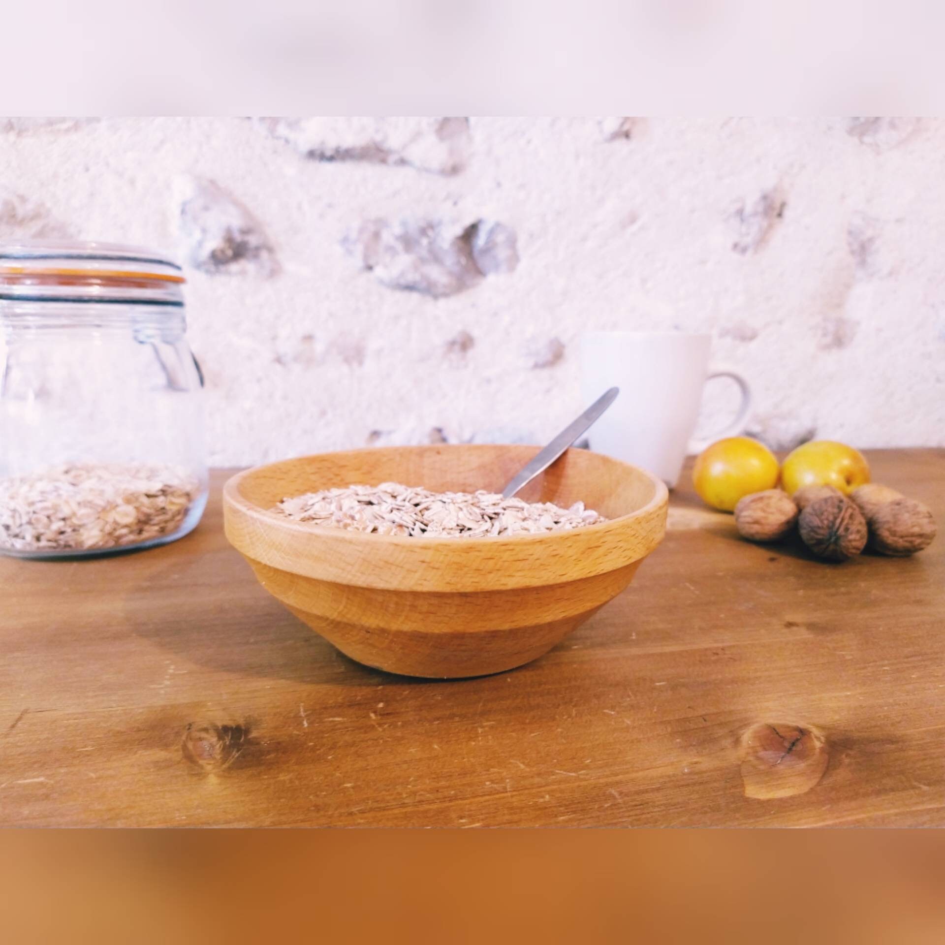 Bol à Céréales en Bois de Hêtre Fait Main Poki