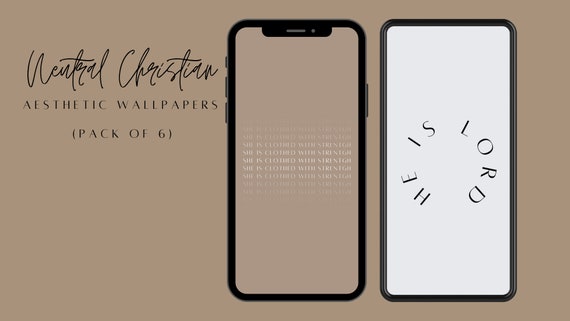 Fondos de pantalla estéticos de teléfono cristianos / Neutral - Etsy México Fondos de pantalla estéticos de teléfono cristianos / Neutral - Etsy México