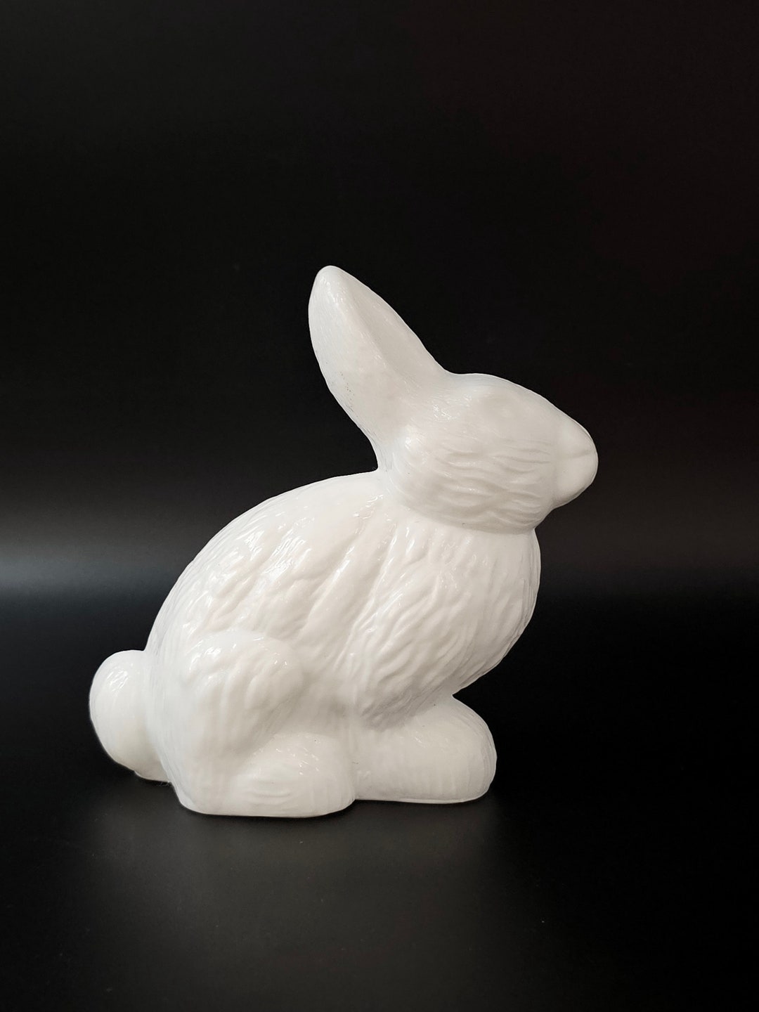 Vintage Mosser Milk Glass Rabbit Bunny Figurine 5.25 - Etsy