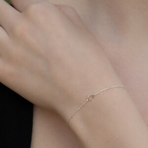 Pulseira com letras, pulseira inicial, pulseira personalizada, presentes de Natal, pulseira de prata, pulseira personalizada, banhada a ouro 14k, presente para ela, aniversário