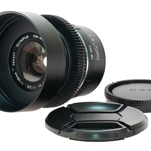 オリンパス G. Zuiko Auto-W 28mm F3.5 Cine Mod 単焦点広角レンズ | ソニーEマウント!