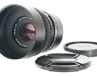 Minolta MD Rokkor 45mm F2 Cine Mod Lens w/ Anamorphic Bokeh For Sony E-mount!