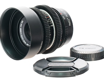 Hoya HMC Wide-Auto 28mm F2.8 Cine Mod Wide Lens w/ Anamorphic Bokeh | Fujifilm X