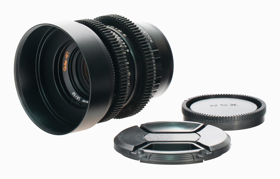 Planar Rollei 50mm HFT Lens f1.8 f⁄1.8 QBM Mount for - Zeiss
