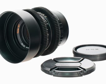 Rollei-HFT Planar 50mm F1.8 Vintage Cine Mod Prime Portrait Lens | Sony E-mount!