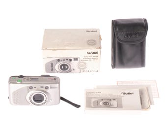 Rollei Giro 70 WA 35mm Film Point and Shoot Camera w/ Box, Paperwork & Soft Case