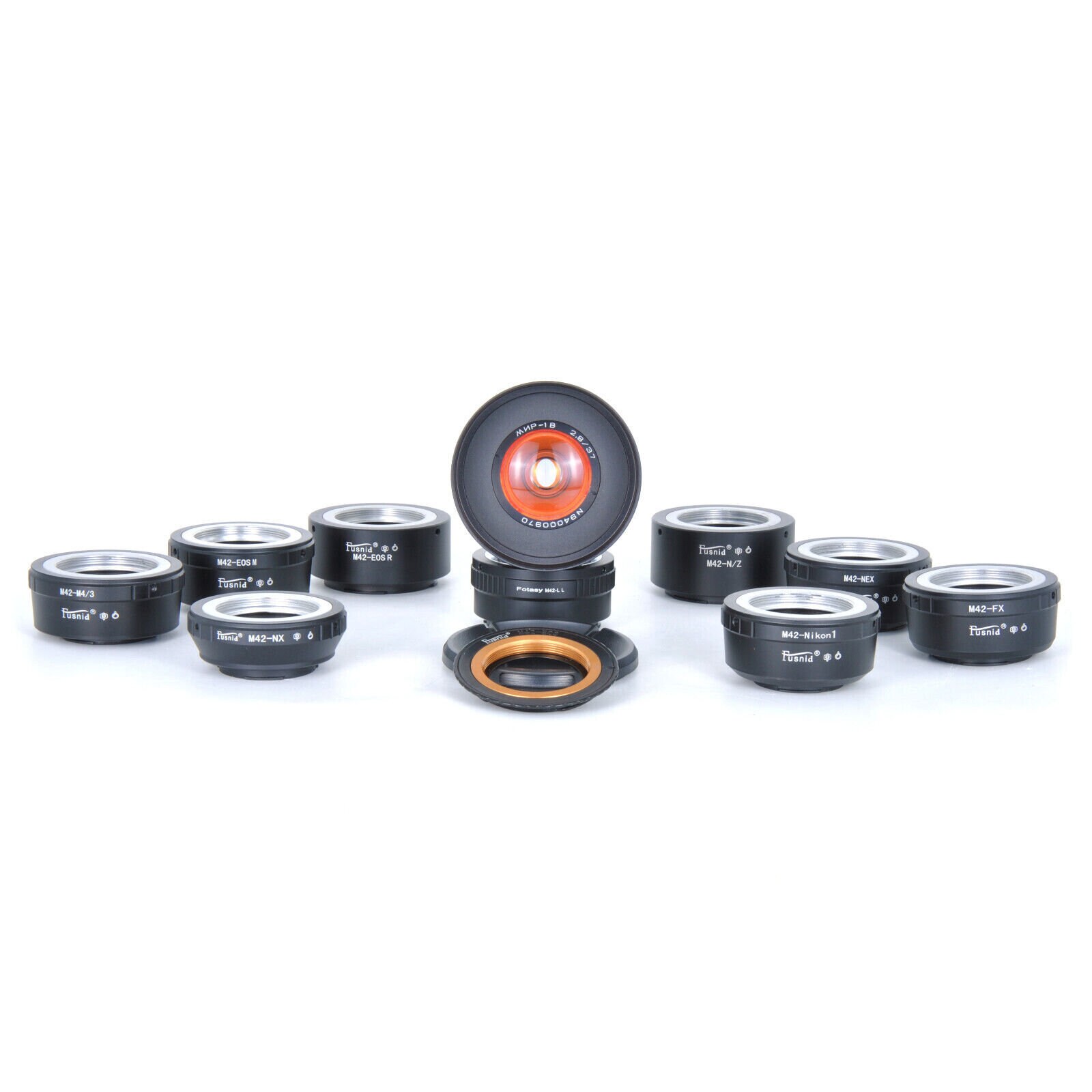 Mir-1V 37mm F2.8 Cine Mod w/ Orange Anamorphic Bokeh & Flare For Your Mount!