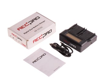REDPRO RP-DC50 Ditital Dual Battery Charger For BP-U | Untested | Damaged