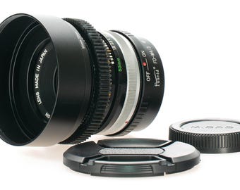Canon FD 50mm F1.8 S. C. Cine Mod Vintage Prime Portrait Lens | M4/3!