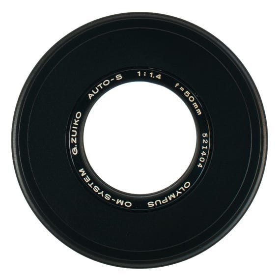 Olympus OM G. Zuiko Auto-s 50mm F1.4 Cine Mod Prime Portrait Lens