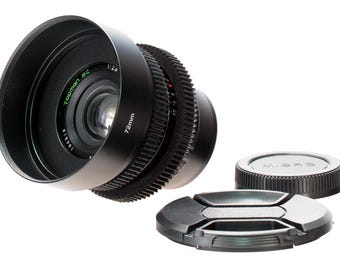 Topman MC 28mm F2.8 Cine Mod Wide Angle Prime Lens For Filmmaking | M4/3!