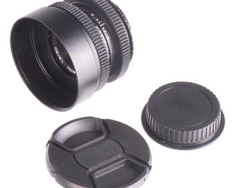 Pentacon Auto Multi Coating 50mm F1.8 Cine Mod Prime Portrait Lens For Canon EF!