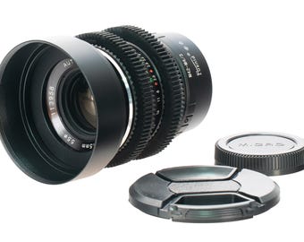 Revuenon Auto 35mm F2.8  Cine Mod Wide Angle Prime Lens For Filmmaking | M4/3!
