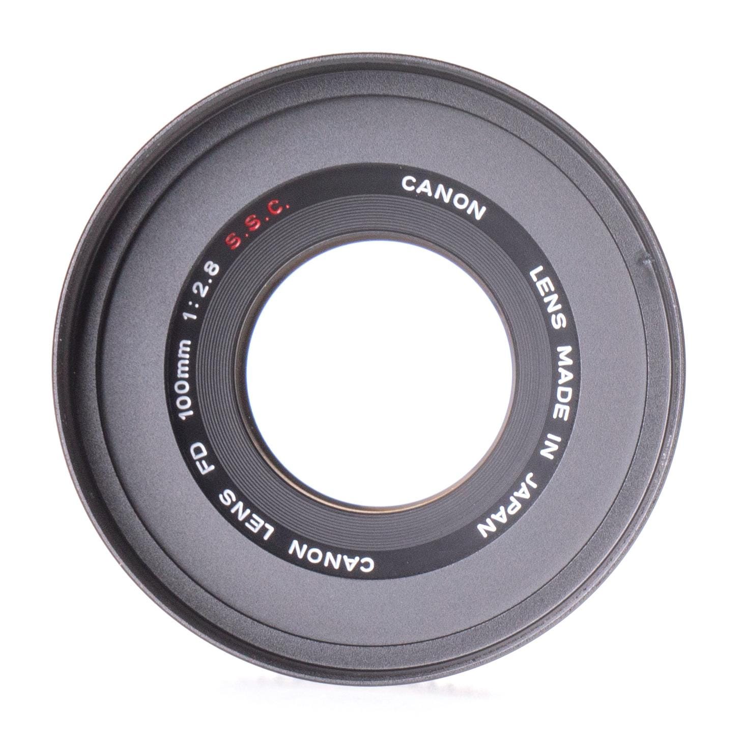 Canon FD 100 mm F2.8 S.S.C シネモッドプライムポートレートレンズ