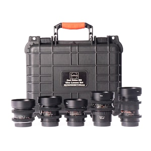 Carl Zeiss MC 28/35/50/80/135mm Cine Mod Set For Canon EF w/ Case! US Warehouse!