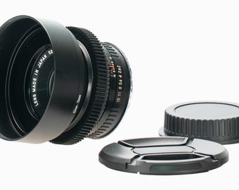 RIcoh XR Rikenon 50mm F2 S Cine Mod Prime Portrait Lens | Canon EF Mount!