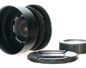 Vivitar MC Wide Angle 28mm F2.8 Cine Mod Vintage Wide Angle Lens | Nikon F (Ai)!