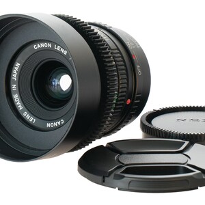 Lente Canon FD 28 mm F2.8 Cine Mod Grande Angular com Bokeh Anamórfico | Montagem Sony E!