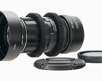 Asahi Super Takumar 135mm F3.5 Cine Mod Lens w/ Anamorphic Bokeh | Sony E-mount!