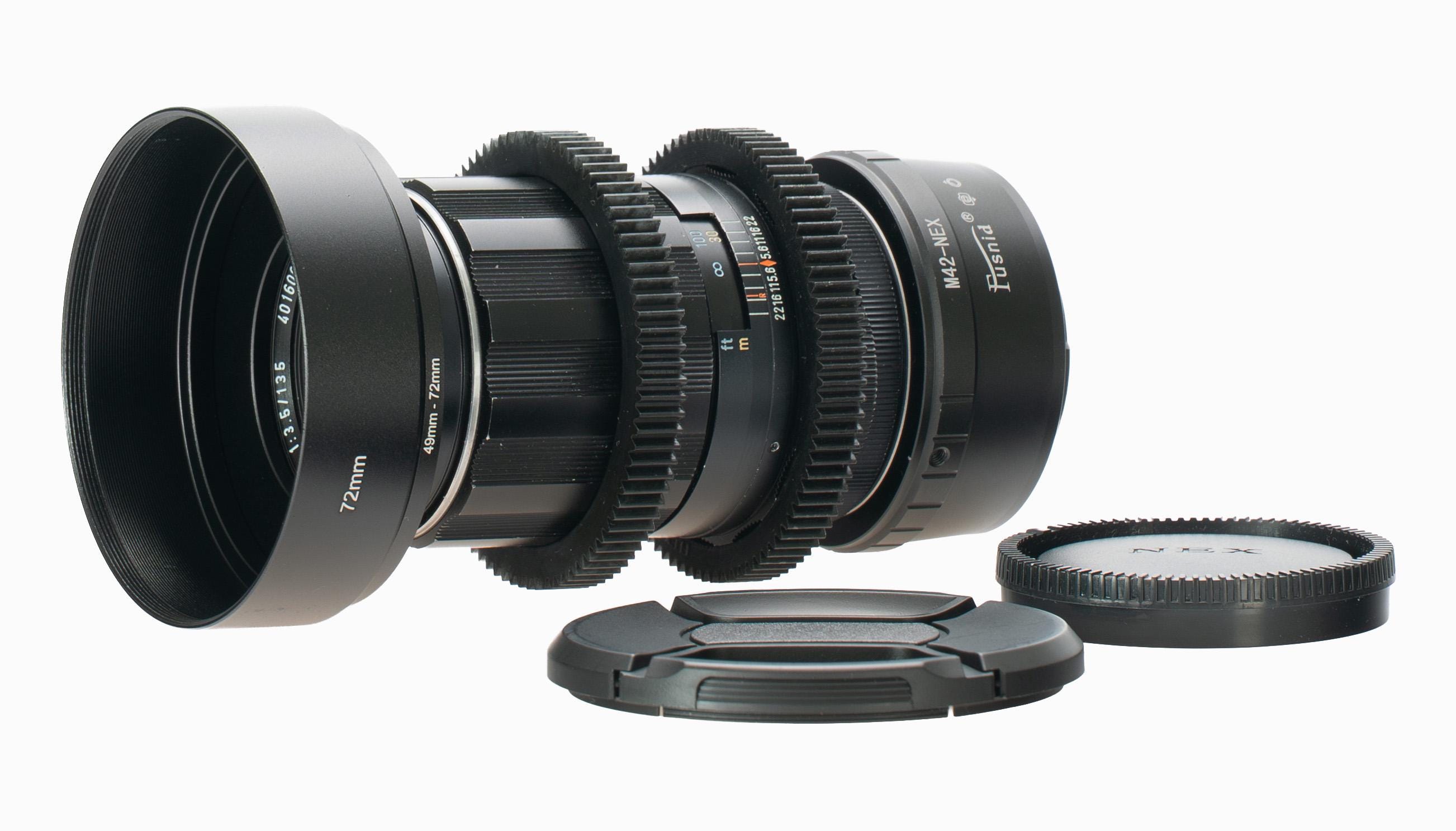 Asahi Super Takumar 135mm F3.5 Cine Mod Lens W/ Anamorphic Bokeh