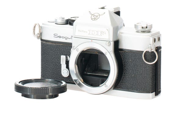 Seagull Reflex DF 35mm Rare Mechanical SLR Film Camera Body | Minolta MD Mount!
