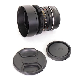 Konica Hexanon AR 50mm F1.7 Cine Mod Prime Portrait Lens For Sony E-mount!