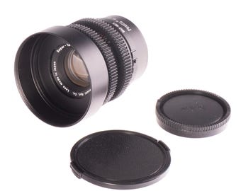 Asahi Super-Takumar 55 mm F1.8 Cine Mod-lens met anamorfe bokeh voor Sony E-vatting