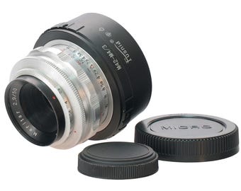 E. Ludwig Meritar 50mm F2.9 Serviced Vintage Rare Prime Lens | M4/3!