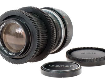 Canon FL 135mm F3.5 Cine Mod Telephoto Prime w/ Anamorphic Bokeh | Sony E-mount!