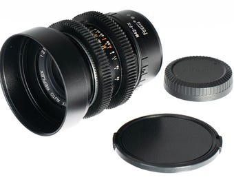 Prinzflex Auto Reflex 35mm F2.8 Cine Mod Prime Wide Lens | Fujifilm X mount!