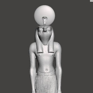 Ägyptischer Gott Ra 3D Gedruckte Statue Replik.