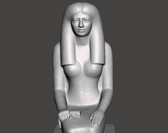Egyptian Lady Sennuwy 3D Printed