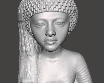 Princess Meritaten 3D Printed Egyptian Statue Replica.
