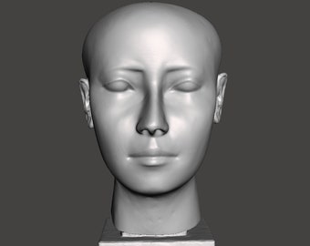 Reserve Head Of An Egyptian Woman 3D Printed