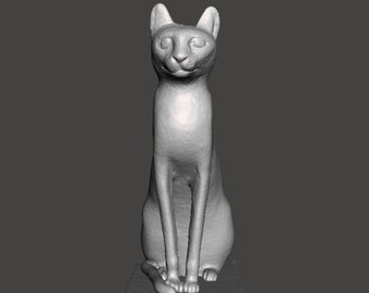 Egyptian Cat Statue Bastet 3D Printed Replica