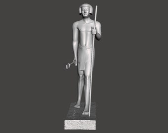 Egyptian Official Djefaihapi, Husband of Lady Sennuwy 3D Printed Statue Replica