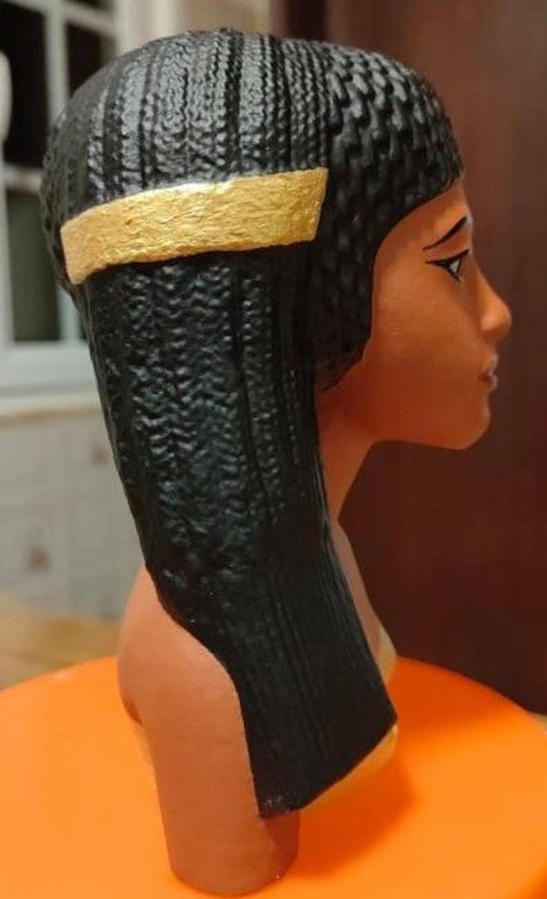 Princess Meritaten 3d Printed Egyptian Replica PAINTED. 13 cm high image 6