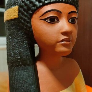 Princess Meritaten 3d Printed Egyptian Replica PAINTED. 13 cm high image 7