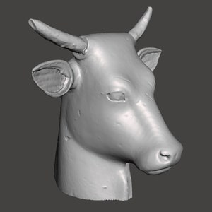 Egyptian Cow Head Statue3D Printed Replica