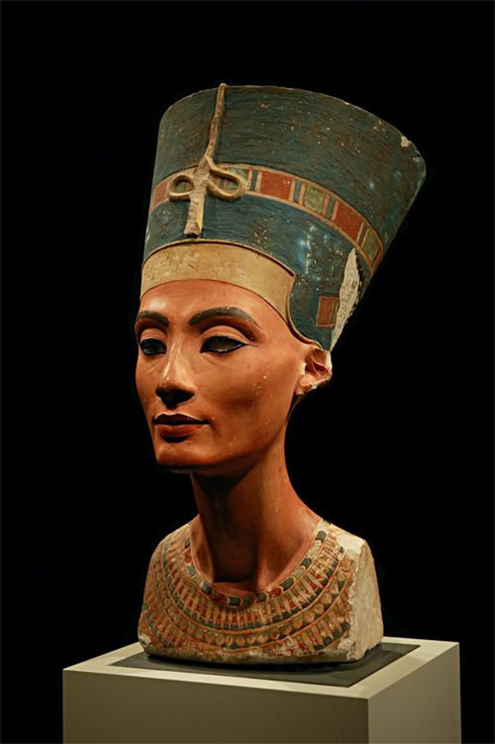 Queen NEFERTITI 3D Printed Egyptian Bust Replica. 15 cm high Etsy